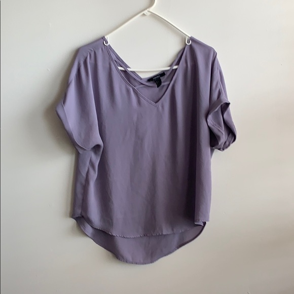 Lavender, V-Neck Blouse! - Picture 1 of 5